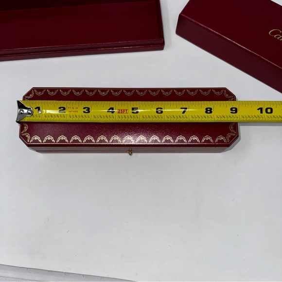 Authentic Cartier Red Jewelry Box - Picture 6 of 11
